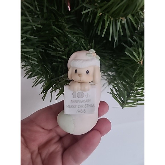 Vintage Precious Moments Handmade Christmas Wreath - Picture 3 of 10